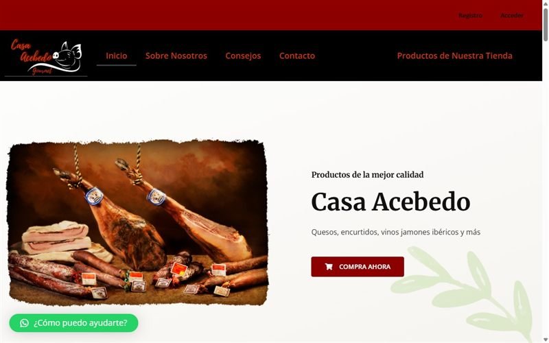 Tienda gourmet online Casa Acebedo