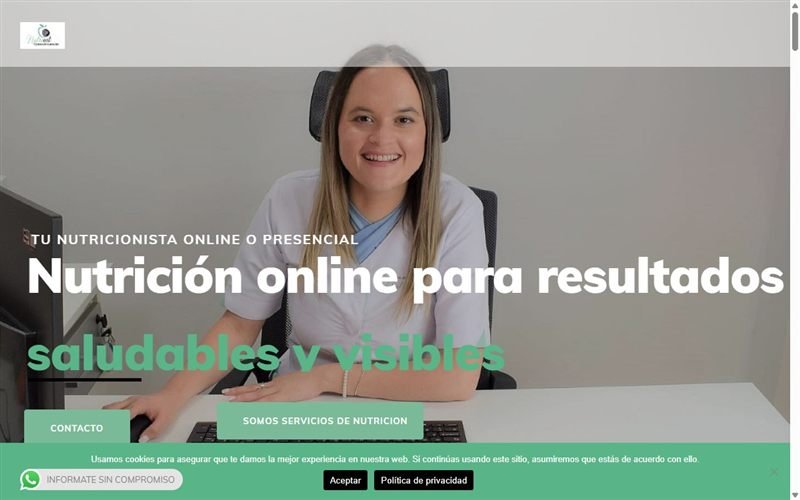 Web de nutrición online NutriEat